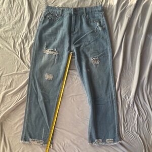 Distressed Blue Jeans for Men